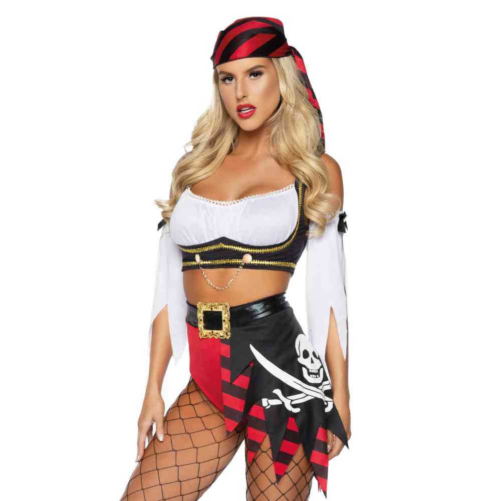 Leg Avenue Leg Avenue Wicked Pirate Wench Costume Multicolours